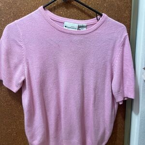 Appleseed's Petite Pink Knit Top